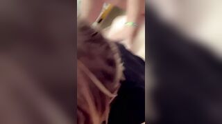 Hottie blonde gets screwed rough, jizzed on booty