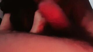 STEP-COUGAR INFLUENCE GRAM OFFER FELLATIO TO HER STEP-SON'S PENIS
