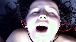 Sensual lust for 3 depraved couple with 3 Way Facial