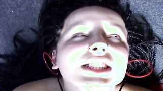 Sensual lust for 3 depraved couple with 3 Way Facial