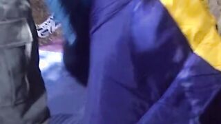 A sex tape full of lust with a Hottie and perverted big boobed woman