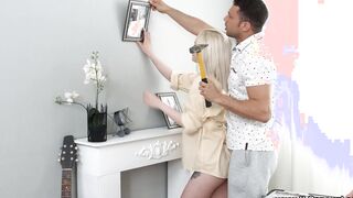X-Erotic - Teeny Eva Barbie takes beauty booty-twat double penetration
