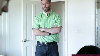 StepBrother His Over the Bed and Just Starts Pounding Her from Behind - Rose Winters