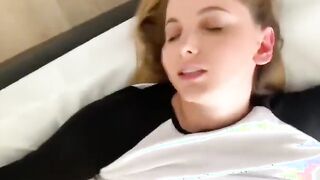 STEP BROTHER CATCHES BIG TITTED STEP SISTER
