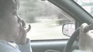 Big Cigar Into The Vehicle