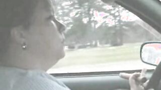 Big Cigar Into The Vehicle