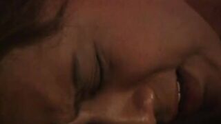 A young and eager thot inside a Beauty film with Dark Hair Cummed