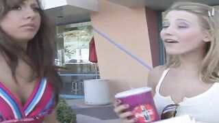 Vulgar Teenage Carli Banks and Tiffany Brookes