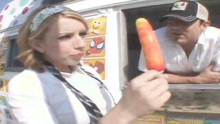 Lexi Belle teenage blonde gets banged! by the ice cream man