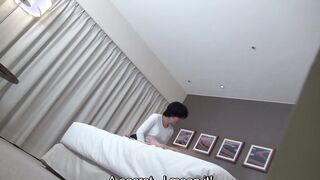 Japanese Hotel Grind Covert Masturbation Before Therapist Helps Out With
