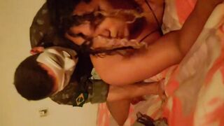 Sucking Off and Fudendo, with Uniformed Soldier (Followed me on Instagram @ Wanessa Silva1422