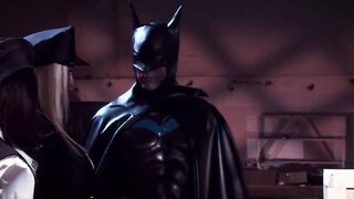 Batfuck Fucks Blake Rose And Hispanic Kristina Rose With His Crime Fighter Huge Penis - Batman