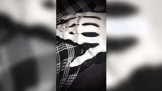 An skeleton touching boobies and snatch
