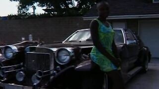 A good sex tape with a slutty sluts with Dark Haired Ebony