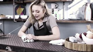 Co-workers screwed at the cafe together and loves it! - Alex Jett, Lily Larimar