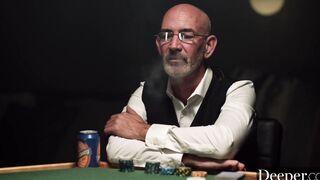 Deeper. Gambler bets his goddess wifey inside high stake game