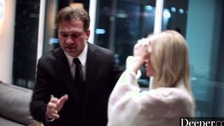 Deeper. Gambler bets his goddess wifey inside high stake game