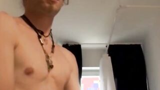 Beauty blondie boned her step brother inside restroom
