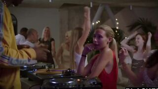 BLACKED Hottie French chick gets DPed by two long huge african penis at party