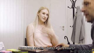 LOAN4K. Charmer loves cash so cunt-penetration is just a nice bonus