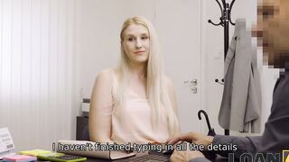 LOAN4K. Charmer loves cash so cunt-penetration is just a nice bonus