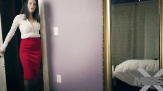 Milky melons milf needed a huge stepson's dick inside her vagina