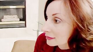 Slutty mom into fishnets gets screwed and creamed by a young guy into bed