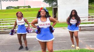 Celeb Quarterback Fucks three babe Cheerleaders Before Draft Day