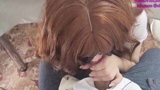 school girl swallows her teachers sperm