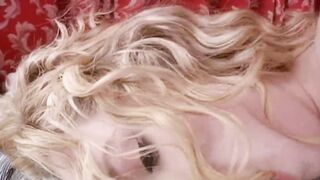 Crazy blonde likes getting her booty slapped with a touch by goddess dark haired Hot
