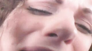 Big haired Goddess wants to nailed her friend with a stap-on