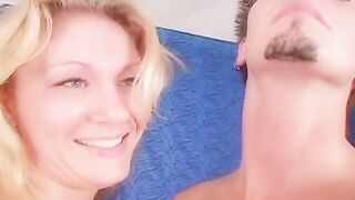 Adorable boy slaps his thot's booty and make her turned on having fun with the sex sex toys