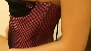 point of view film of Beauty dark hair blowing dick like a professional