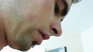Yong painter gets to pounded babe skank into the living room