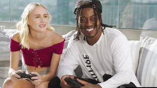 BLACKED BBC-hungry Blonde tracks down her celebrity crush