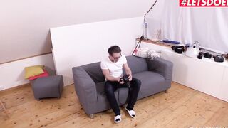 LETSDOEIT - Tiny Boobs Performer (Nataly Gold) Has Her Juicy Cunt Ravaged By Long Dick Stud (Lutro)