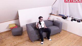 LETSDOEIT - Tiny Boobs Performer (Nataly Gold) Has Her Juicy Cunt Ravaged By Long Dick Stud (Lutro)