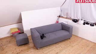LETSDOEIT - Tiny Boobs Performer (Nataly Gold) Has Her Juicy Cunt Ravaged By Long Dick Stud (Lutro)