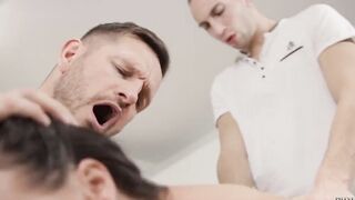 beauty mom milf plowed rough by her 2 stepson