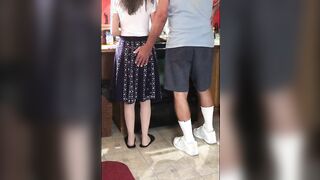 Older Lady Next Door Finally Offer Inside
