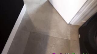 Step Daughter has to plowed stepdad his dick so as not to tell my stepmom