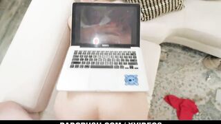 Naughty Step-Daughter Sidra Sage Gets Daddy's Help For Home Made Porn Tape