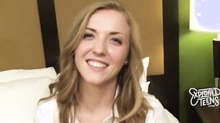 Karla Kush goes all the way in her first porn