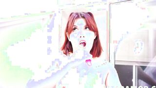 StepSister Amor with medium titted Fingers her Vagina into shower