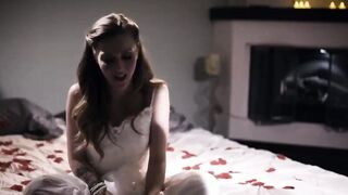 Tiny boobies bride pounded hard by husband