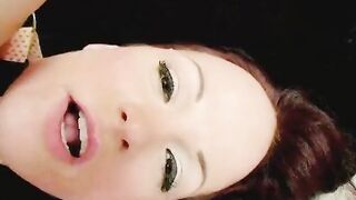 Dark Haired Cutie with submissive attitude knows how to take orders