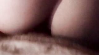 Adorable oriental Cutie with pigtails finger fucked her twat before stud comes to bang her