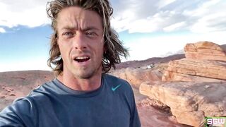 Fit lovers have Goddess Hottie into the Valley of Fire
