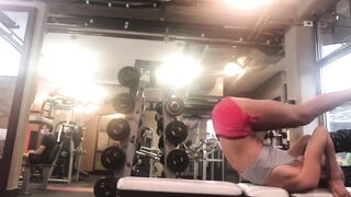 Gina Gerson working out Bombshell