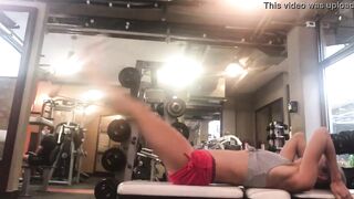 Gina Gerson working out Bombshell